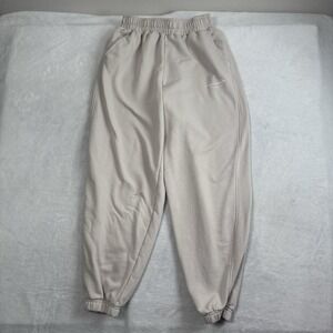 Vanquish‎ Fitness Beige Fleece Jogger Sweatpants Women's Small